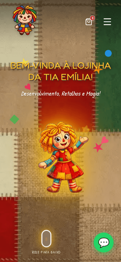 Painel de gestão da Tia Emília